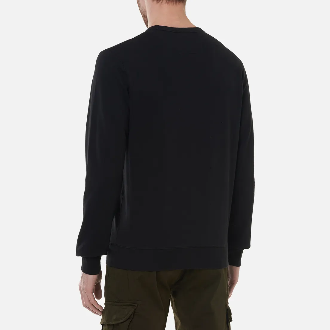 C.P. Company Мужская толстовка Light Fleece Mixed Garment Dyed Chest Logo