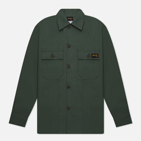 Мужская рубашка Stan Ray 2 Pocket, цвет зелёный, размер XXL