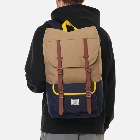 Рюкзак Herschel Supply Co. Little America Pro Kelp/Peacoat/Cyber Yellow/Saddle