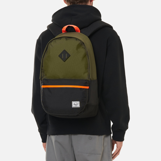 Рюкзак Herschel Supply Co. Heritage Pro Ivy Green/Black/Shocking Orange