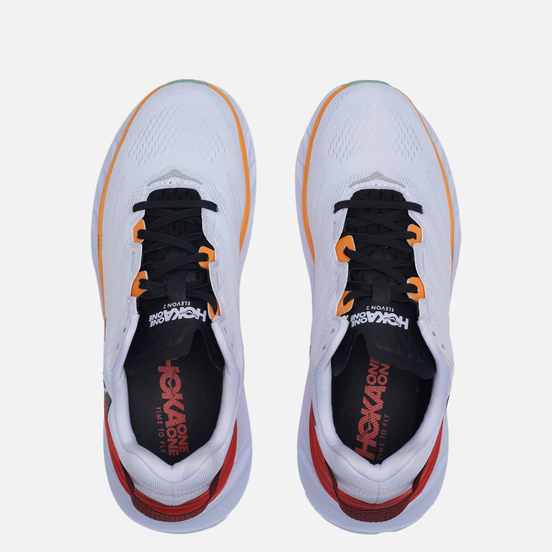 Мужские кроссовки Hoka One One Elevon 2 White/Blazing Orange