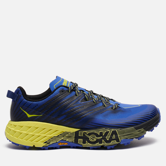 Мужские кроссовки Hoka One One Speedgoat 4 Black Iris/Evening Primrose