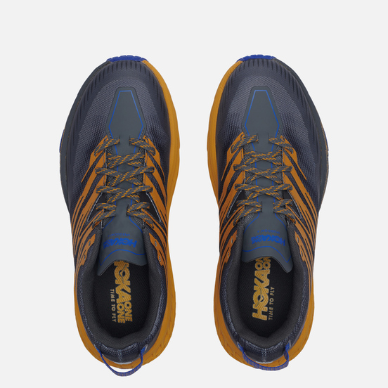 Мужские кроссовки Hoka One One Speedgoat 4 Castlerock/Golden Yellow