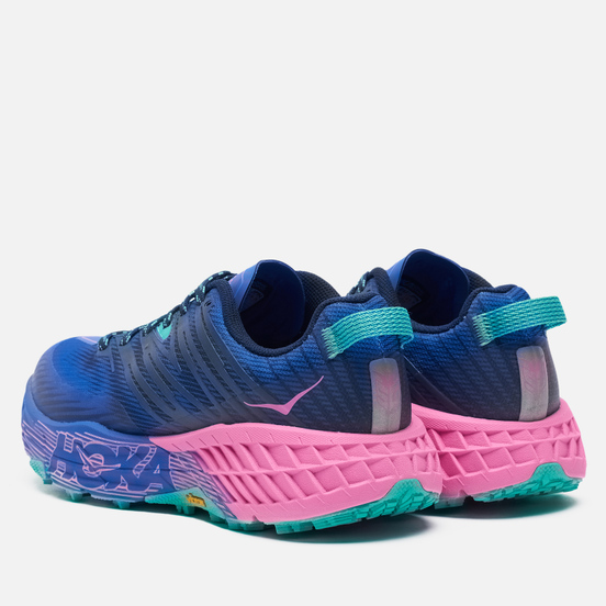 Женские кроссовки Hoka One One Speedgoat 4 Dazzling Blue/Phlox Pink