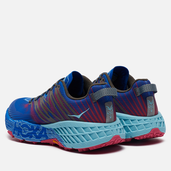 Женские кроссовки Hoka One One Speedgoat 4 Imperial Blue/Pink Peacock