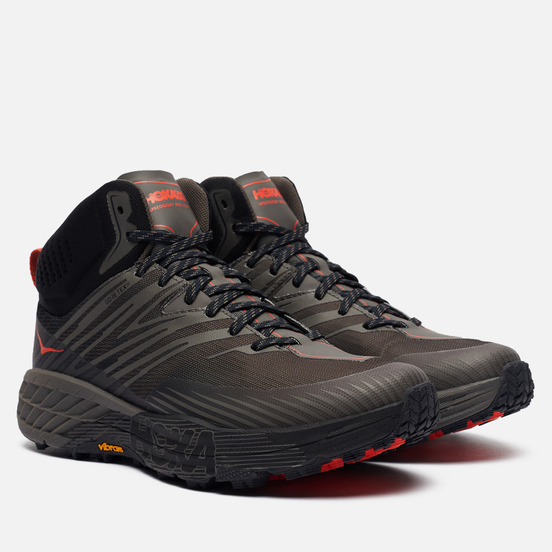 Мужские кроссовки Hoka One One Speedgoat Mid 2 Gore-Tex Anthracite/Dark Gull Grey