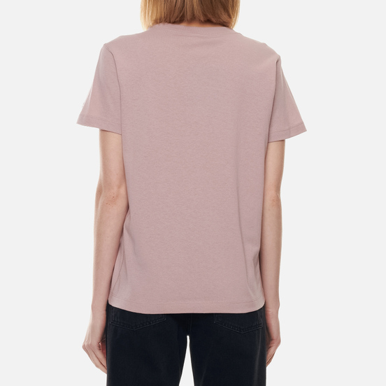 Женская футболка Champion Reverse Weave Script Logo Crew Neck Soft Berry