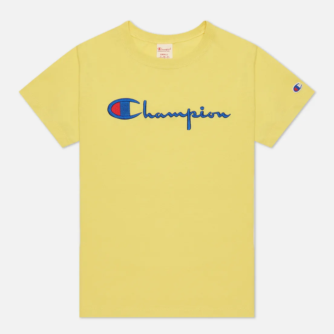 Champion Reverse Weave Женская футболка Script Logo Crew Neck