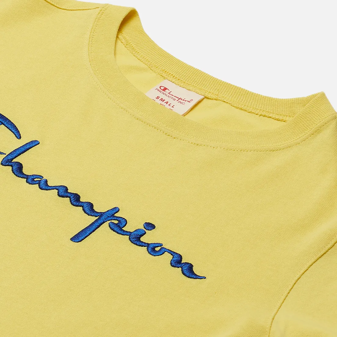 Champion Reverse Weave Женская футболка Script Logo Crew Neck