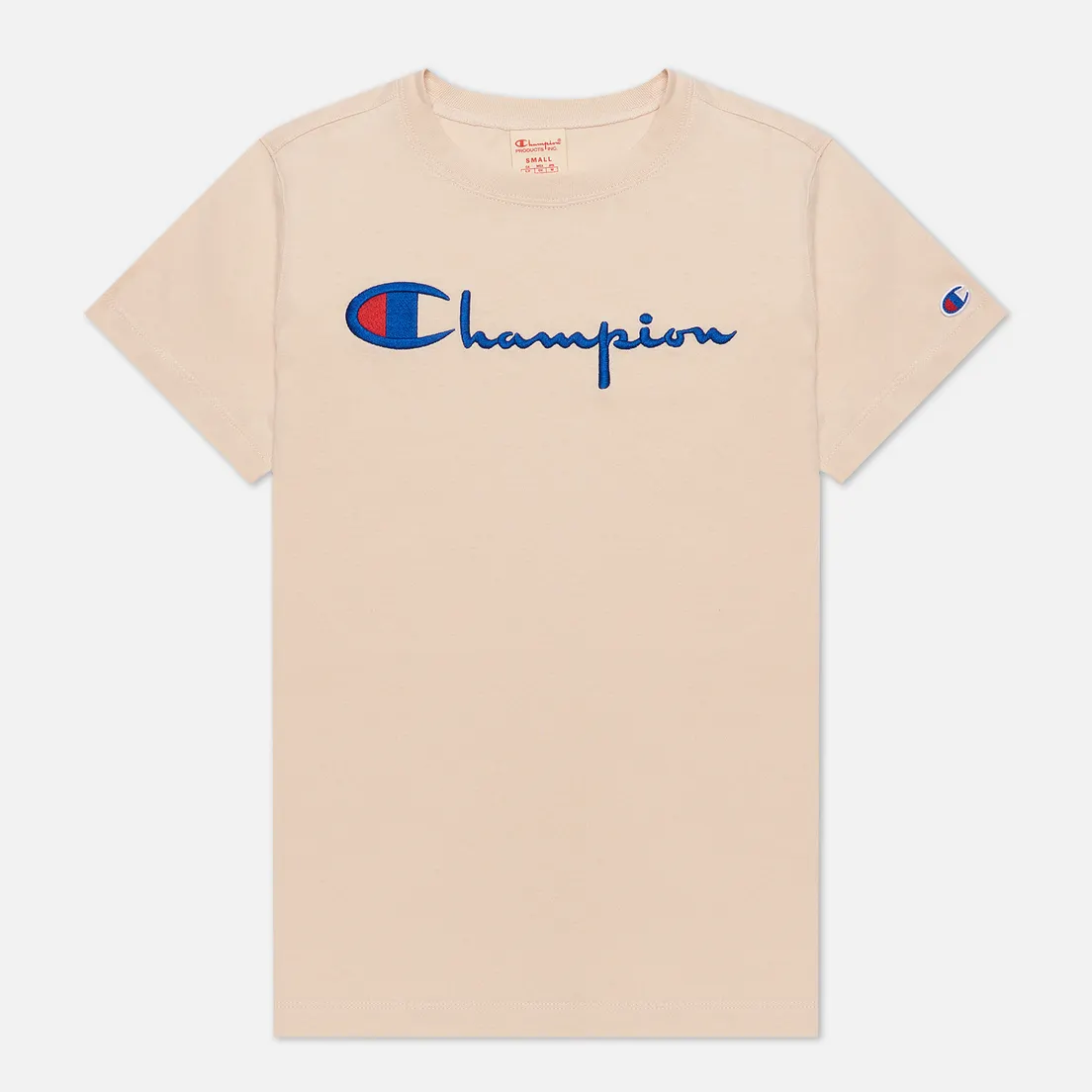 Champion Reverse Weave Женская футболка Script Logo Crew Neck