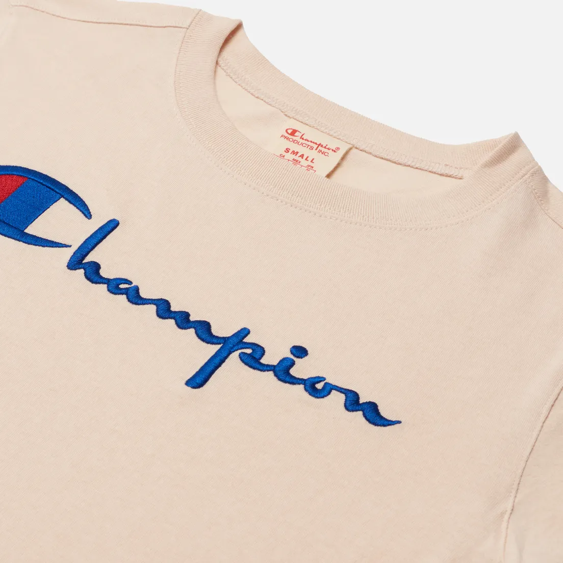 Champion Reverse Weave Женская футболка Script Logo Crew Neck