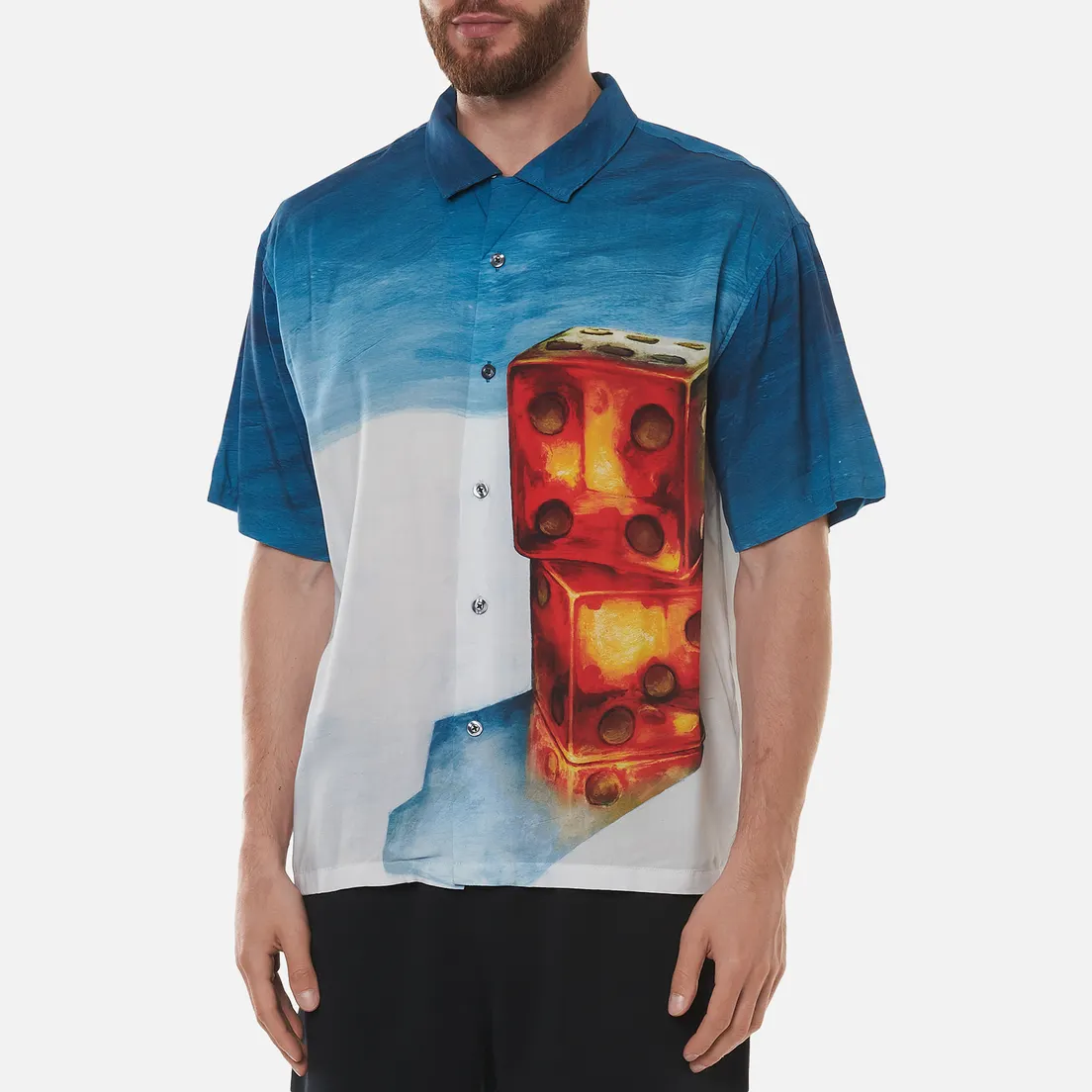 Stussy Мужская рубашка Dice Painting