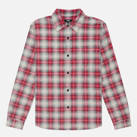 Мужская рубашка Stussy Dax Plaid, цвет красный