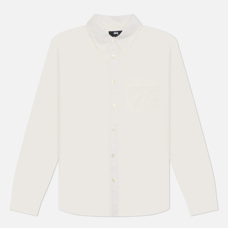 Мужская рубашка Stussy Standard, цвет белый, размер S