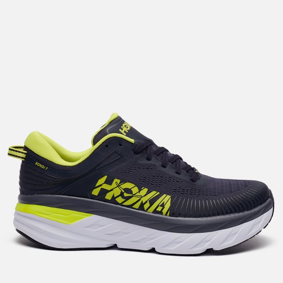 Мужские кроссовки Hoka One One Bondi 7 Odyssey Grey/Deep Well