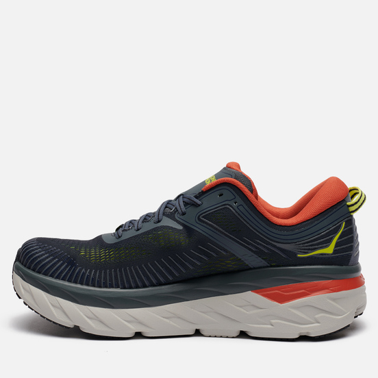 Мужские кроссовки Hoka One One Bondi 7 Turbulence/Chili