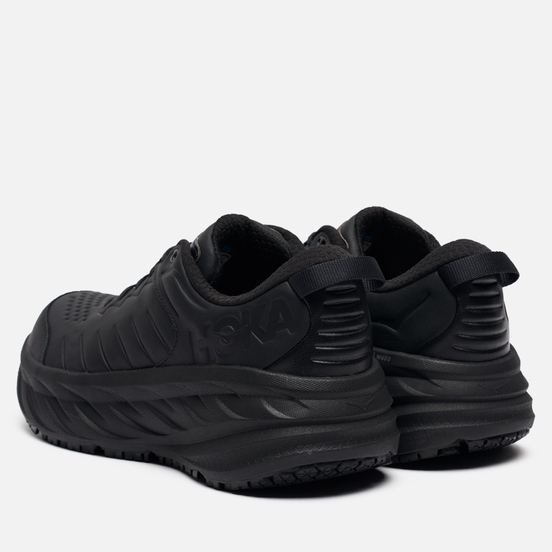 Мужские кроссовки Hoka One One Bondi Slip Resistant Black/Black