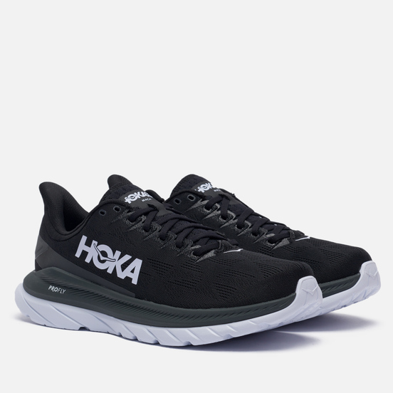 Мужские кроссовки Hoka One One Mach 4 Black/Dark Shadow