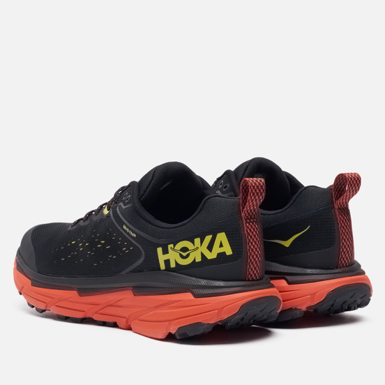 Мужские кроссовки Hoka One One Challenger ATR 6 Gore-Tex Black/Green Sheen