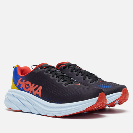 фото Мужские кроссовки hoka one one rincon 3, цвет чёрный, размер 41.5 eu