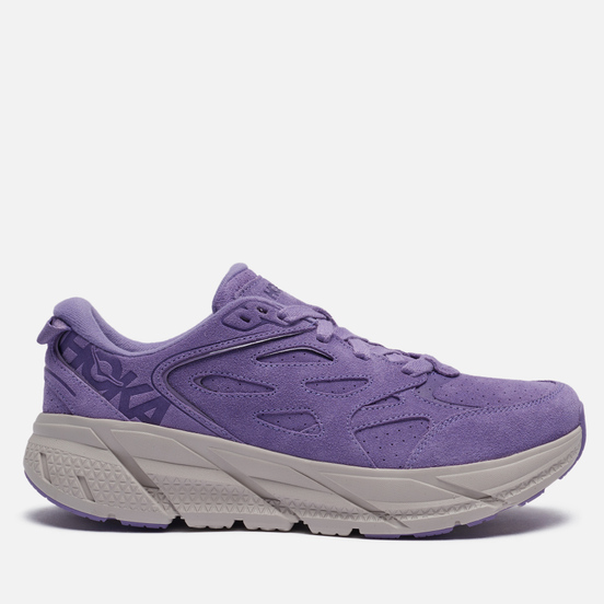 Кроссовки Hoka One One Clifton Suede Chalk Violet/Lilac Ash