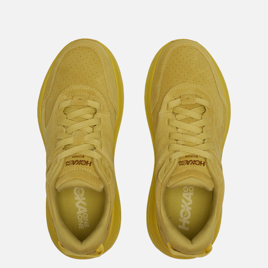 Мужские кроссовки Hoka One One Bondi Suede Celery/Lima Bean