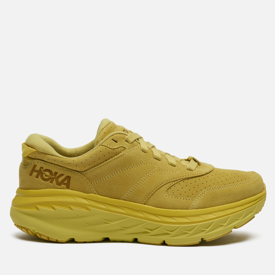 Мужские кроссовки Hoka One One Bondi Suede Celery/Lima Bean