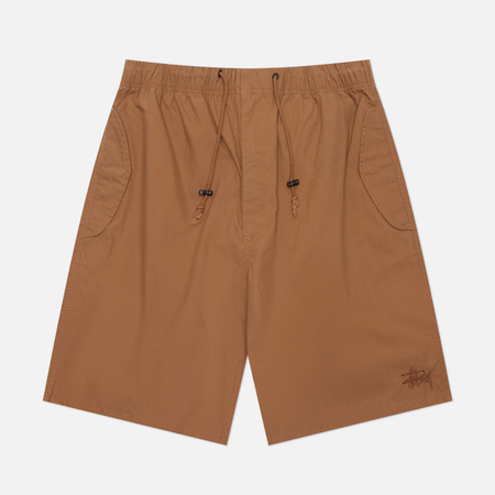 Мужские шорты Stussy Over Nyco, цвет коричневый