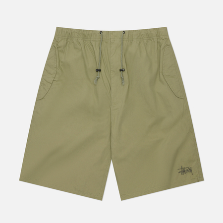 Мужские шорты Stussy Over Nyco, цвет зелёный