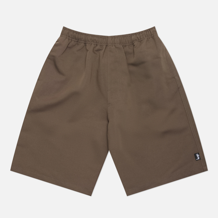Мужские шорты Stussy Baggy Beach, цвет оливковый, размер XL