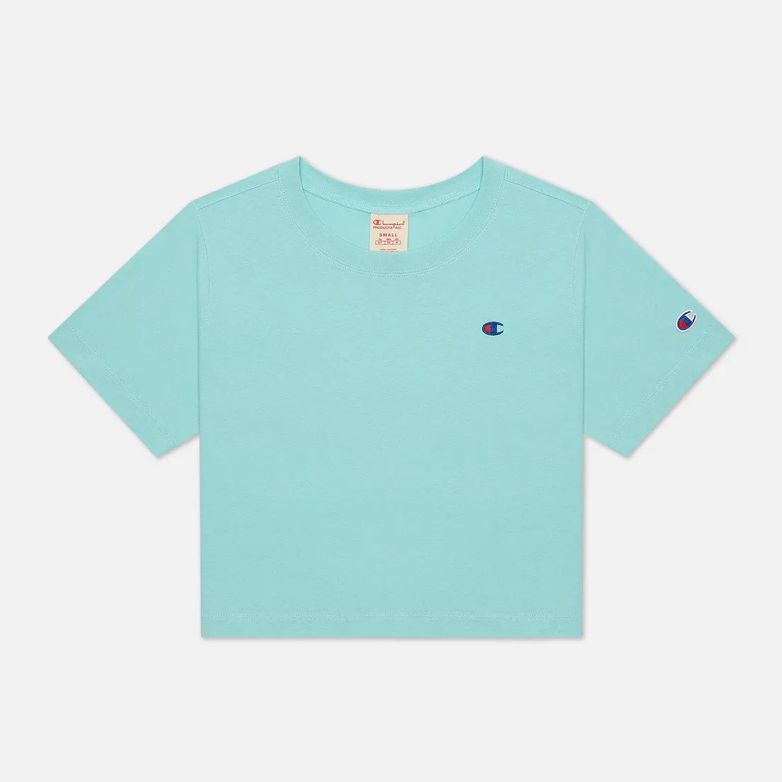 Champion Reverse Weave Женская футболка C Logo Crew Neck Cropped