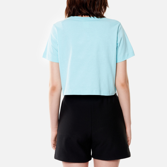 Женская футболка Champion Reverse Weave C Logo Crew Neck Cropped Honeydew