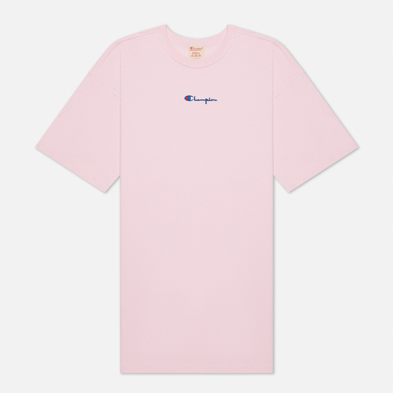 Женское платье Champion Reverse Weave Small Script Logo Midi Baby Pink