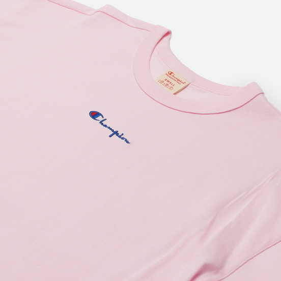 Женское платье Champion Reverse Weave Small Script Logo Midi Baby Pink