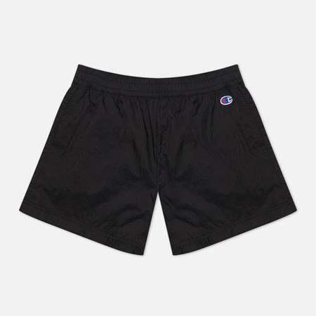 Женские шорты Champion Reverse Weave Tape Detail Track, цвет чёрный, размер M
