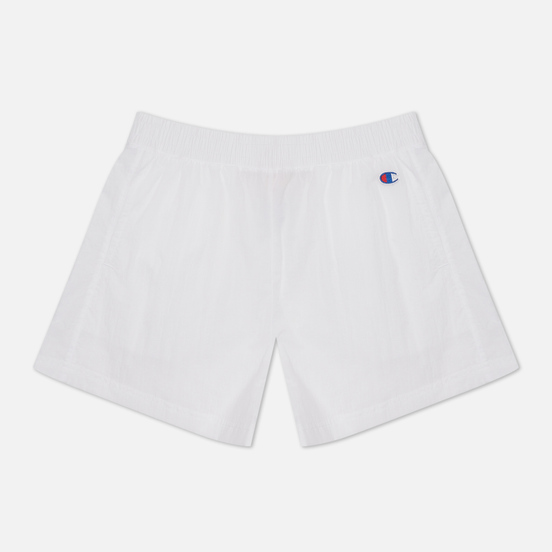 Женские шорты Champion Reverse Weave Tape Detail Track White