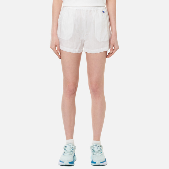 Женские шорты Champion Reverse Weave Tape Detail Track White