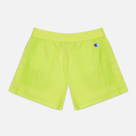 Женские шорты Champion Reverse Weave Tape Detail Track, цвет зелёный, размер M