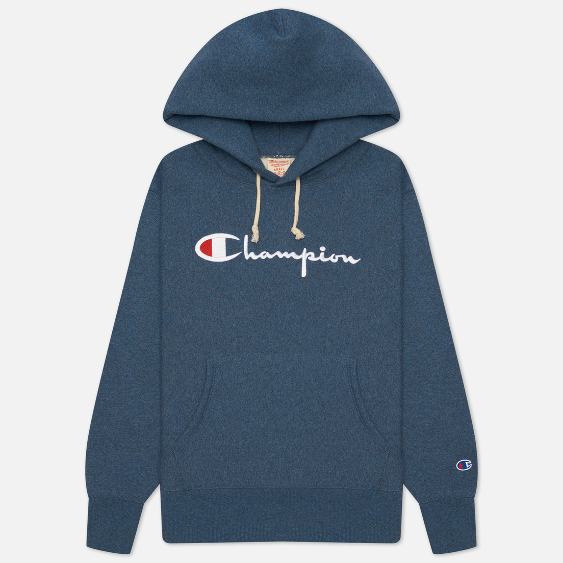 Champion Reverse Weave Женская толстовка Big Script & Logo Sleeve Hoodie