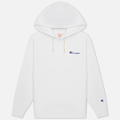 Женская толстовка Champion Reverse Weave Small Script & Logo Sleeve Hoodie White
