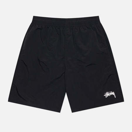 Мужские шорты Stussy Water Stock, цвет чёрный