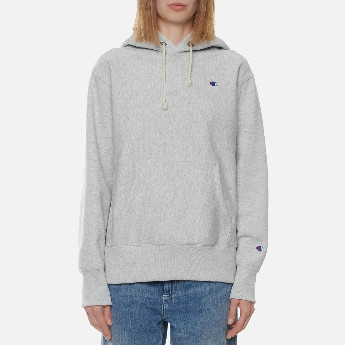 Champion Reverse Weave Женская толстовка Small Logo Chest And Sleeve Hooded
