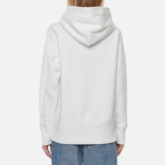 Женская толстовка Champion Reverse Weave Small Logo Chest And Sleeve Hooded White