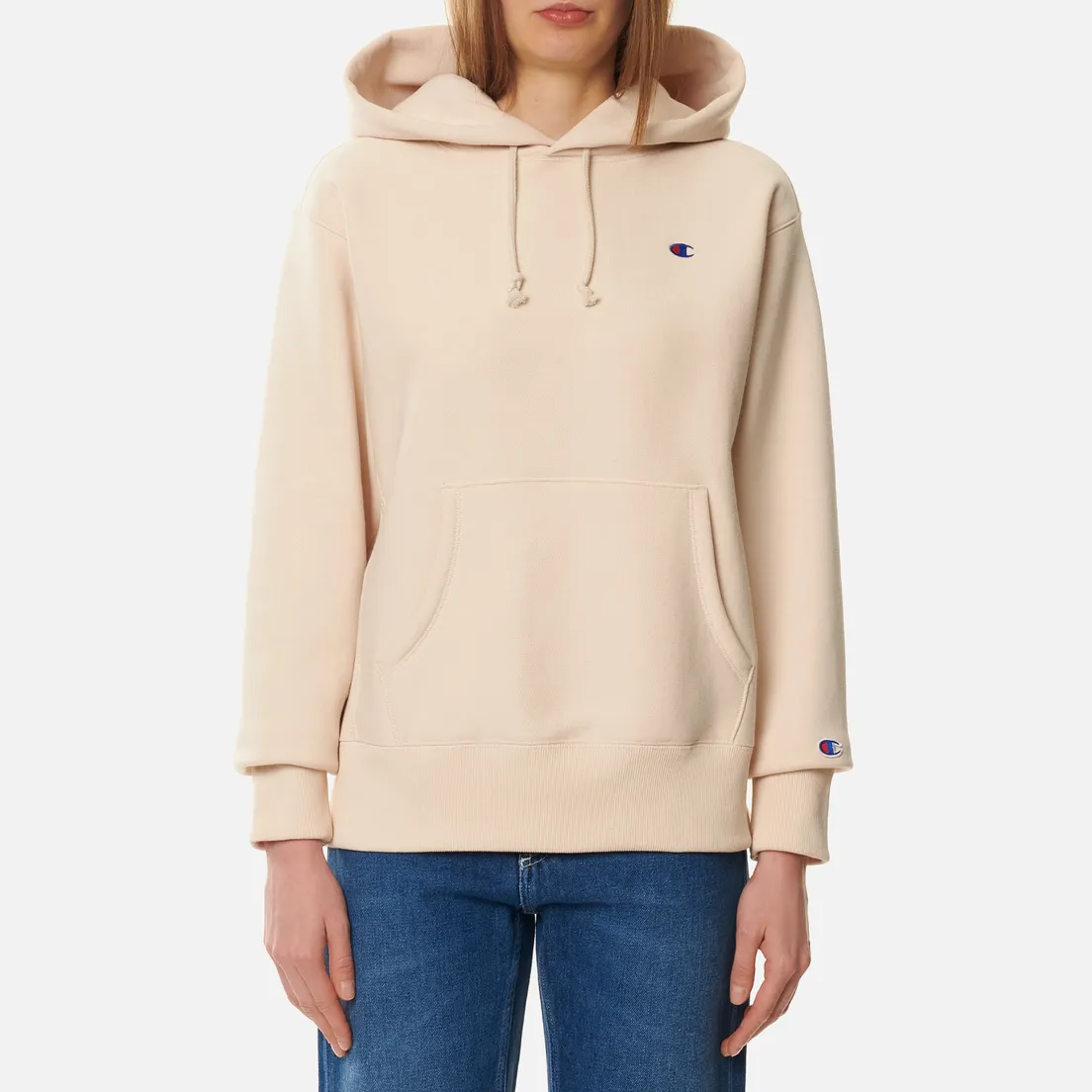 Champion Reverse Weave Женская толстовка Small Logo Chest And Sleeve Hooded