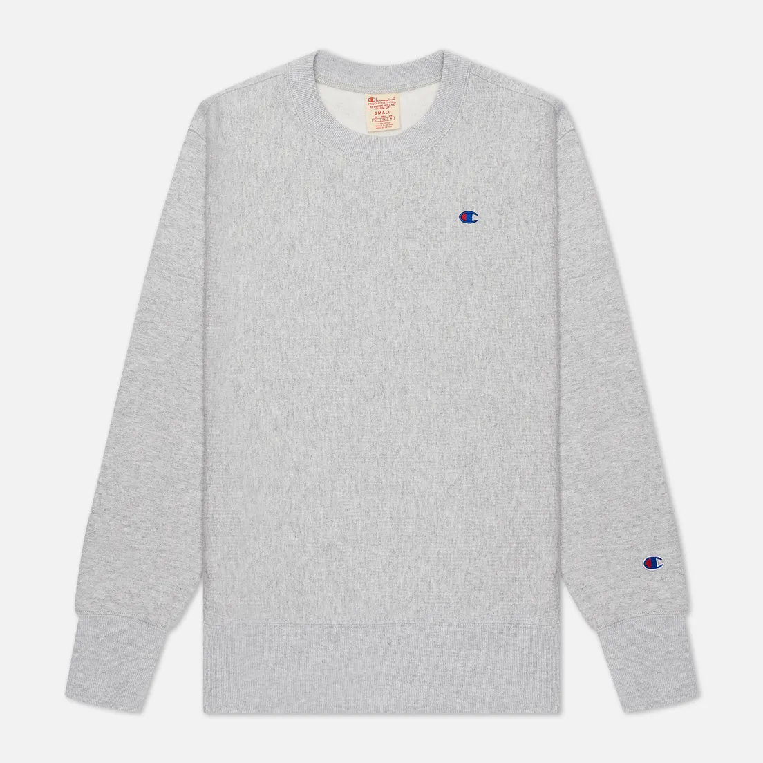 Champion Reverse Weave Женская толстовка Small Logo Chest And Sleeve Crew Neck