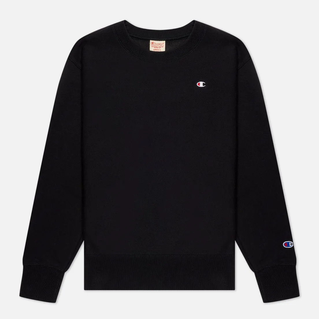 Champion Reverse Weave Женская толстовка Small Logo Chest And Sleeve Crew Neck