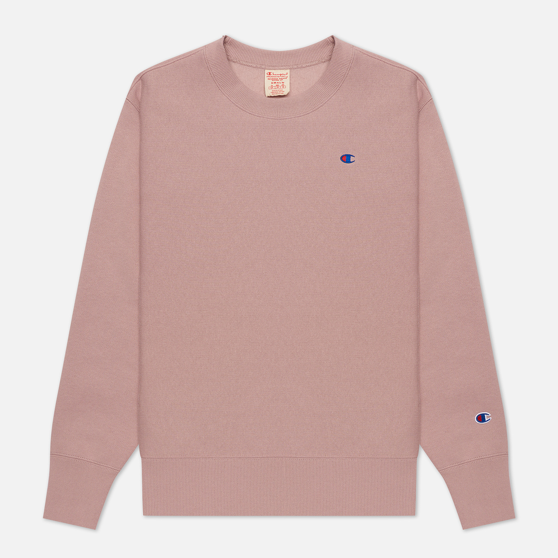 Champion Reverse Weave Женская толстовка Small Logo Chest And Sleeve Crew Neck