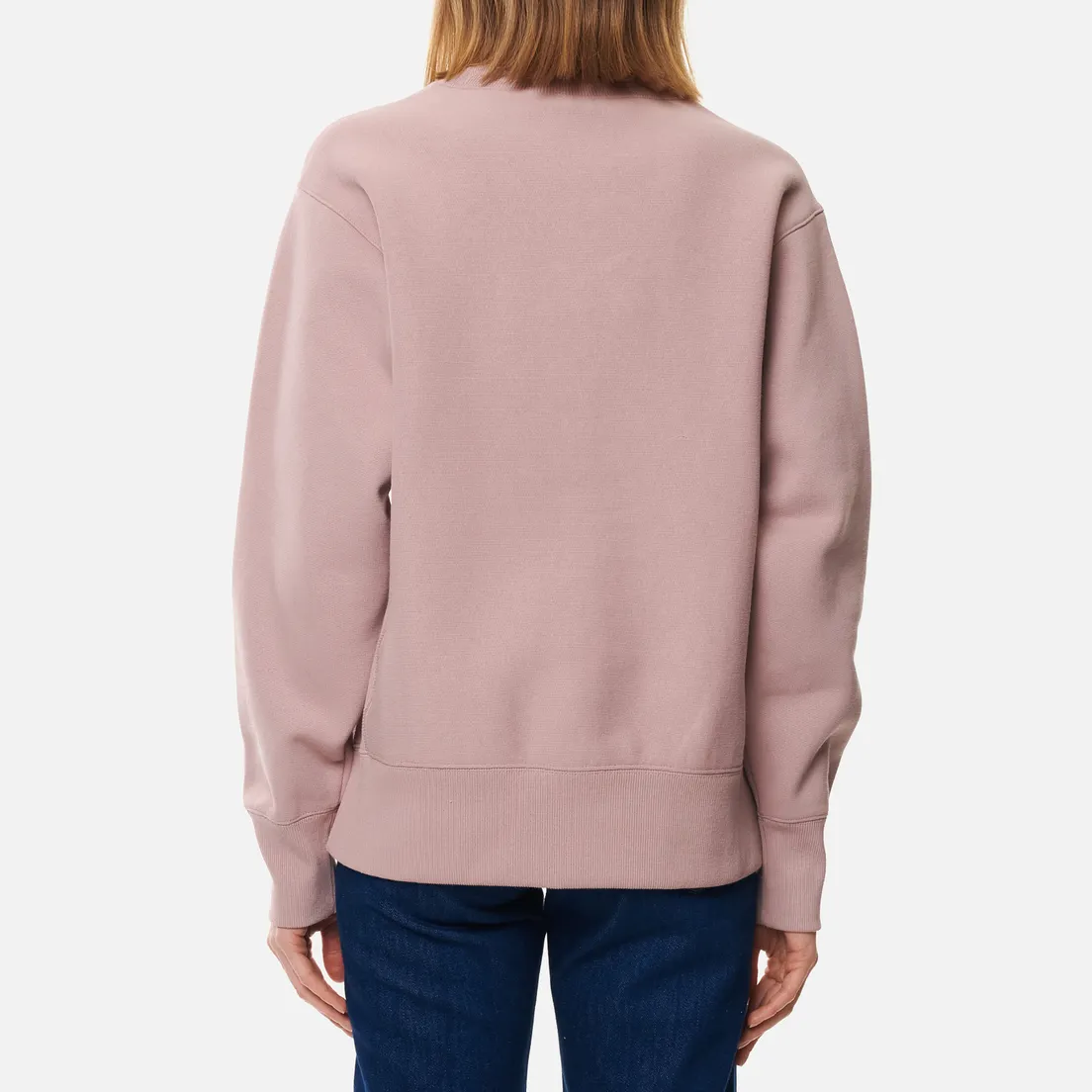 Champion Reverse Weave Женская толстовка Small Logo Chest And Sleeve Crew Neck