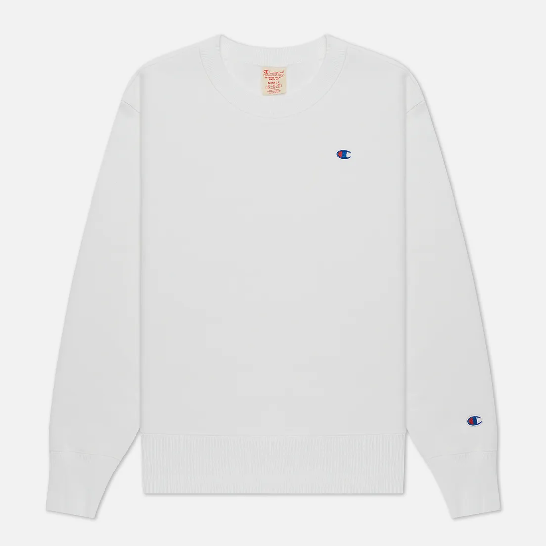 Champion Reverse Weave Женская толстовка Small Logo Chest And Sleeve Crew Neck