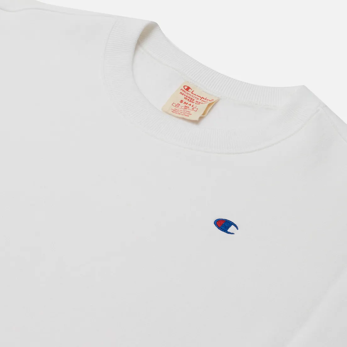 Champion Reverse Weave Женская толстовка Small Logo Chest And Sleeve Crew Neck